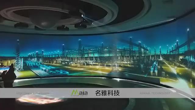 电动幕布融合