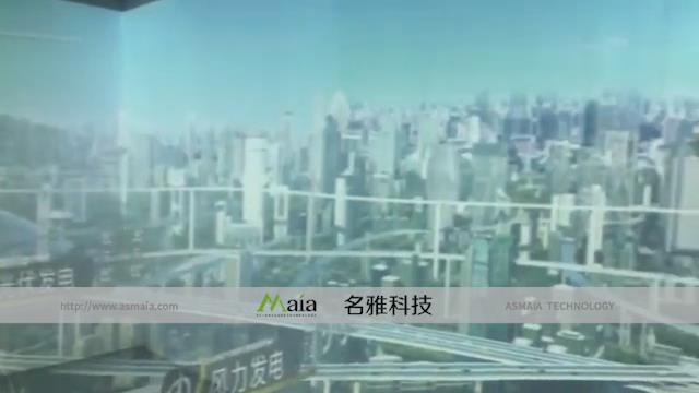 沉浸式投影4折幕