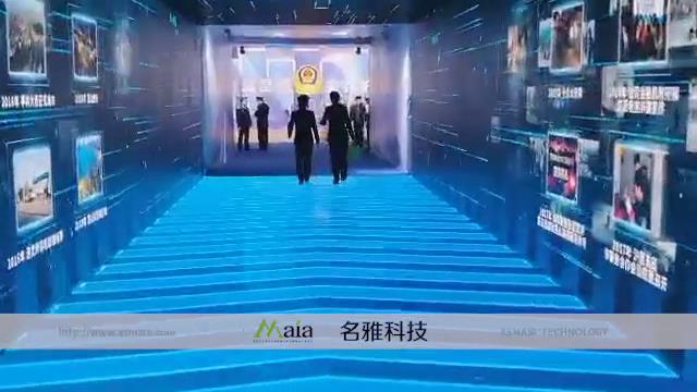 昆山警营开放日--CAVE全彩LED通道