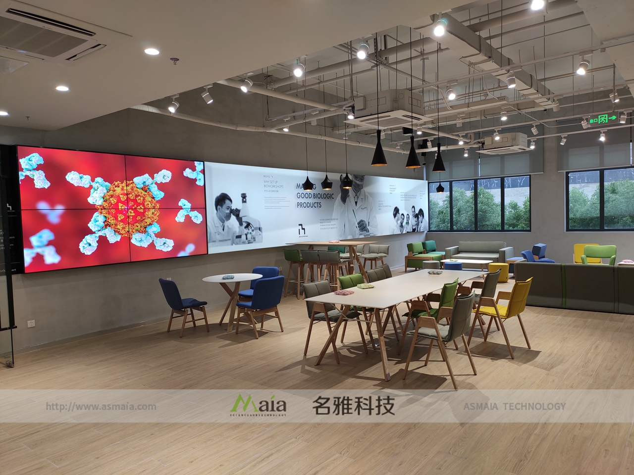 康日百奥生物科技企业公共空间