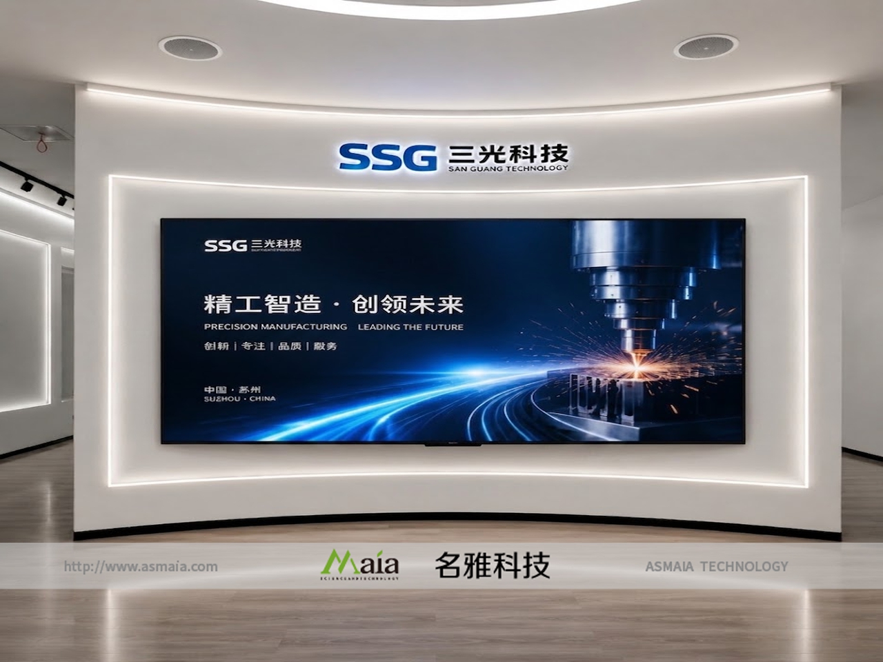 华敏软件承接三光集团企业展厅多媒体系统项...