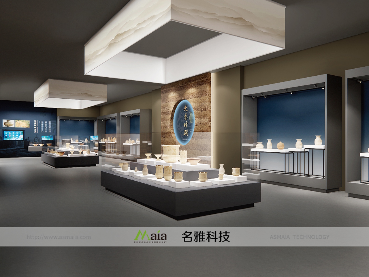 名雅科技承接某地古陶馆多媒体系统项目，全...